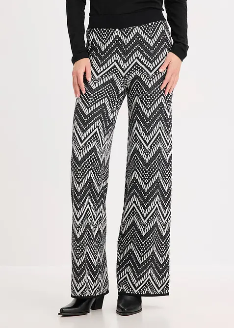 Pantalon en maille, bonprix