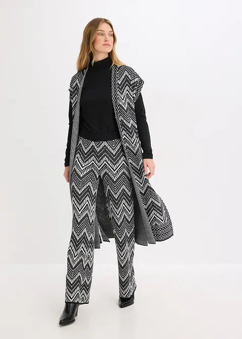 Pantalon en maille, bonprix