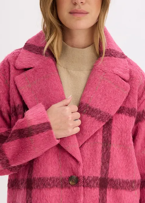 Manteau oversize, aspect laine, bonprix