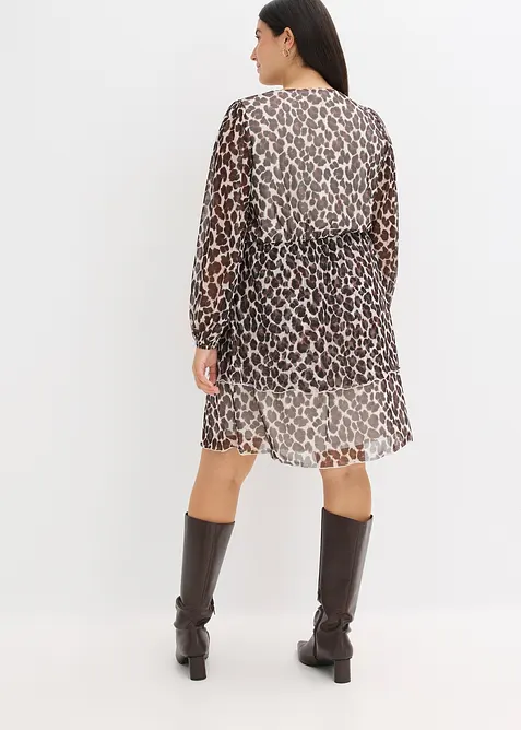 Robe-tunique en mesh doux, bonprix