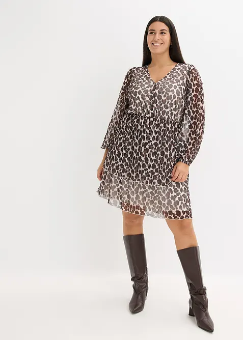 Robe-tunique en mesh doux, bonprix