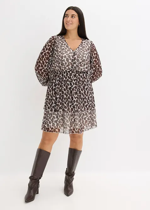 Robe-tunique en mesh doux, bonprix