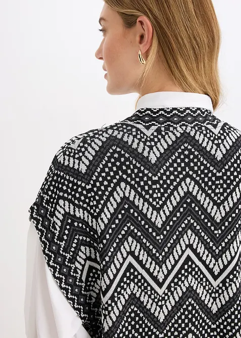 Gilet sans manches en maille, bonprix