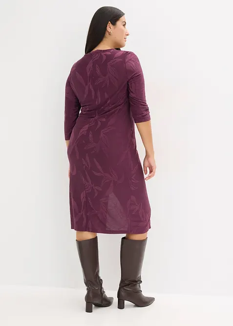 Robe midi en jacquard, bonprix