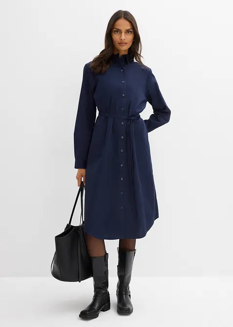 Robe midi 100% coton, bonprix