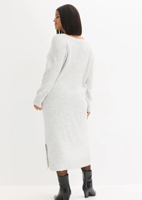 Robe midi oversize en maille, bonprix