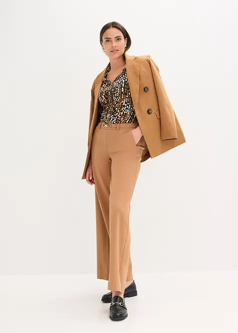 Blouse en jersey de viscose mélangée, bonprix