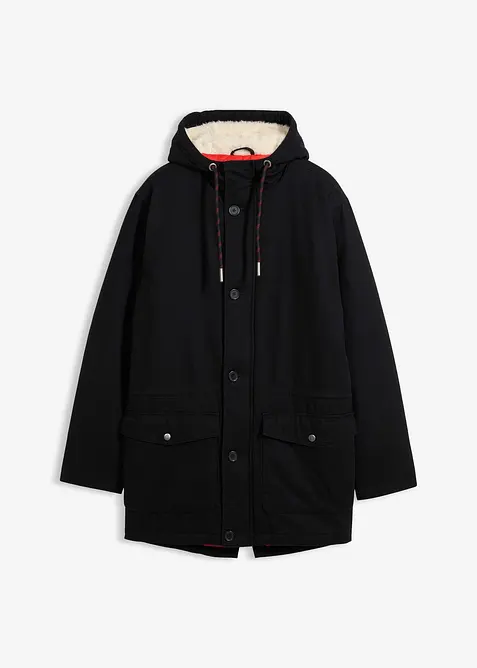 Parka d’hiver avec doublure peluche, bonprix