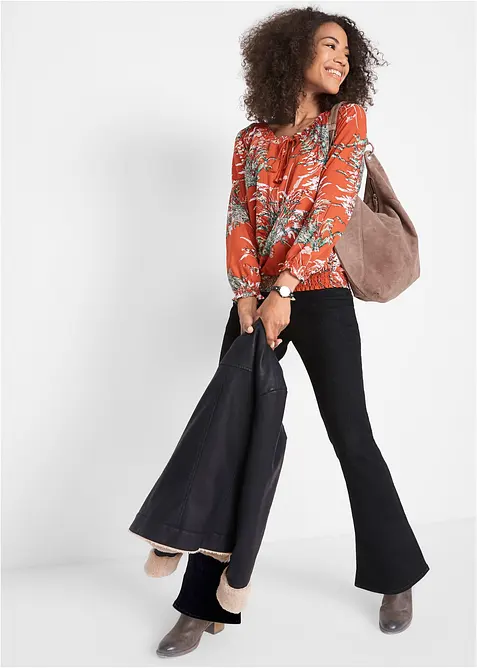 Veste enduite et doubl&eacute;e, bonprix