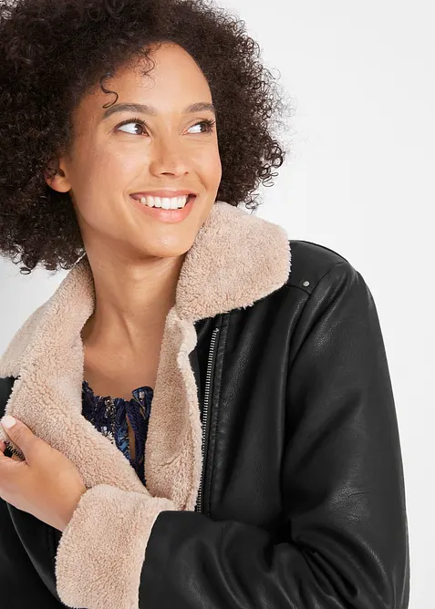 Veste enduite et doubl&eacute;e, bonprix