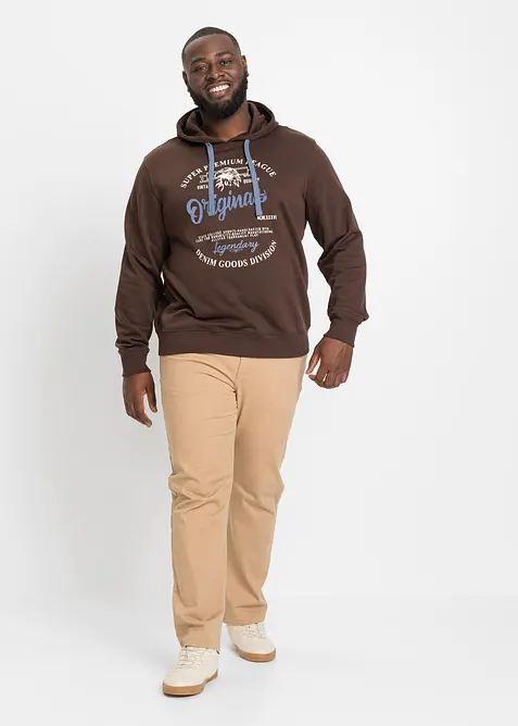 Sweat-shirt à capuche coupe confort, bonprix