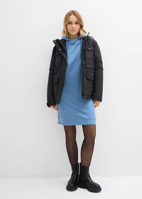 Robe sweat à capuche, bonprix