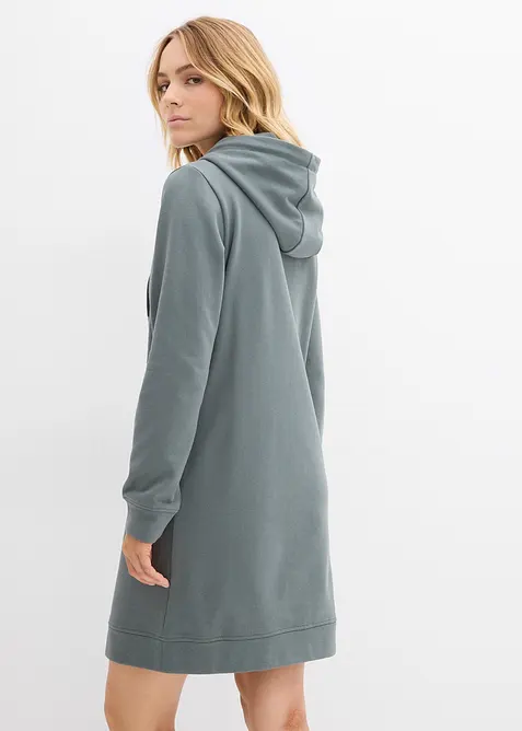 Robe sweat &agrave; capuche, bonprix