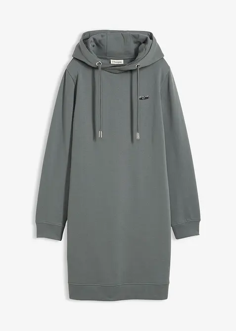 Robe sweat &agrave; capuche, bonprix