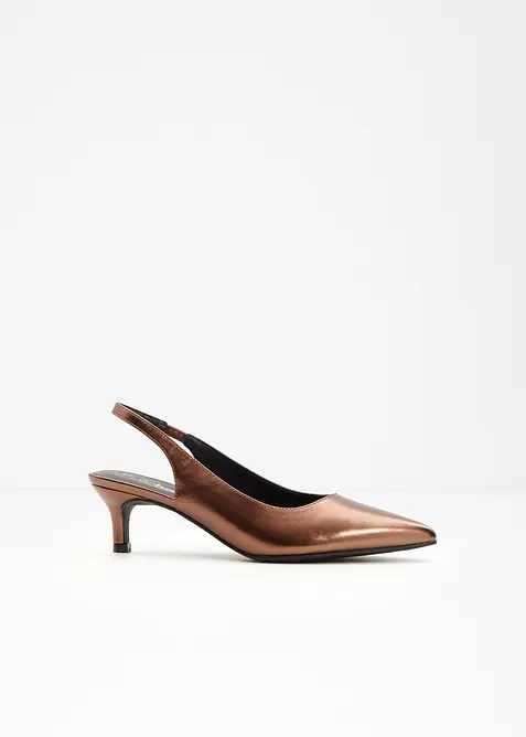 Escarpins slingback à petit talon fin, bonprix