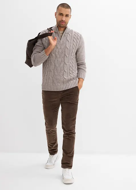 Pull camionneur à motif torsadé, bonprix