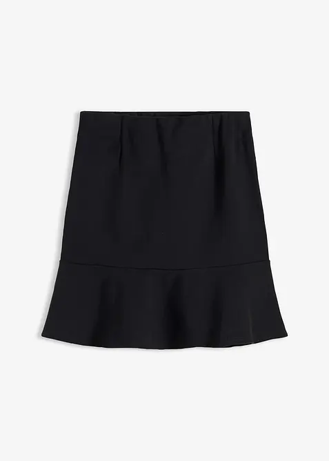 Mini-jupe en Punto di Roma confortable, bonprix