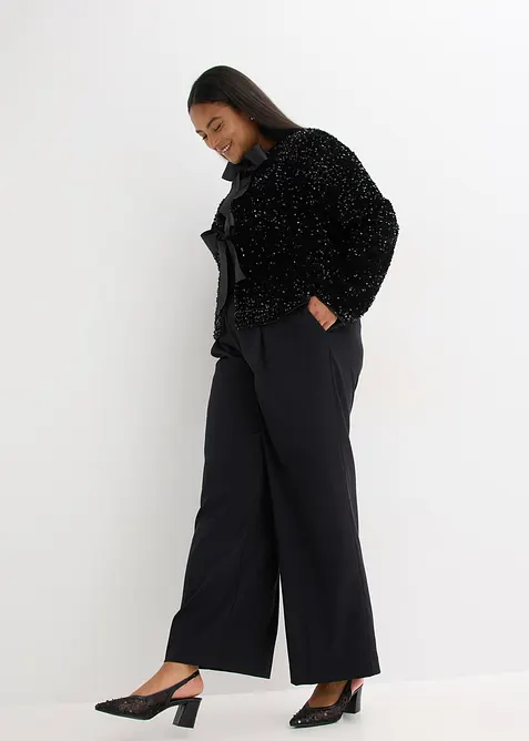 Veste courte &agrave; sequins, bonprix