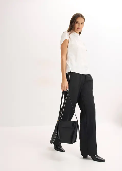 Pantalon palazzo à galons décoratifs, bonprix