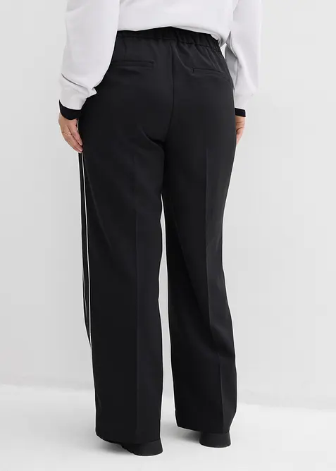 Pantalon palazzo à galons décoratifs, bonprix