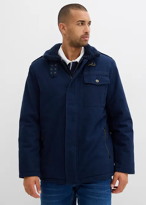 Parka d’hiver 100% coton avec doublure sherpa, bonprix