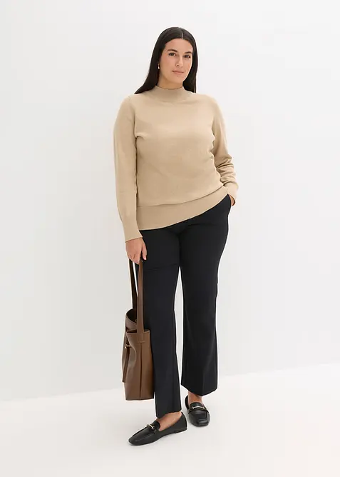 Pantalon à pinces féminin, bonprix