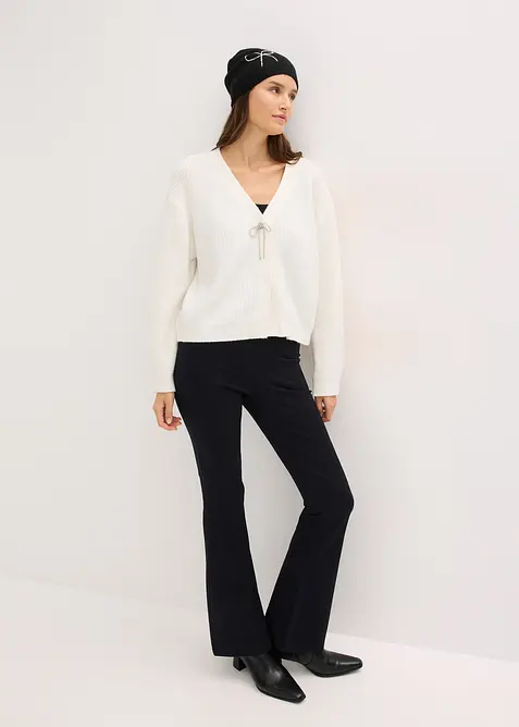 Gilet court en maille, bonprix