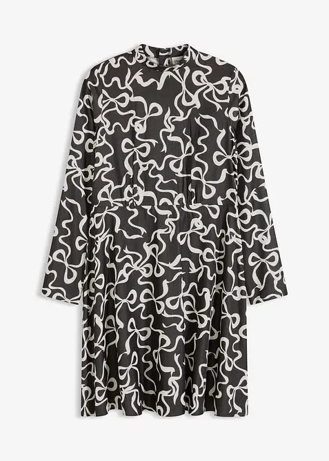 Robe midi fluide en viscose mélangée, bonprix