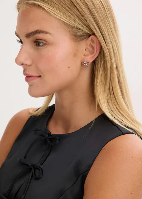 Boucles d&rsquo;oreilles en acier inoxydable, bonprix