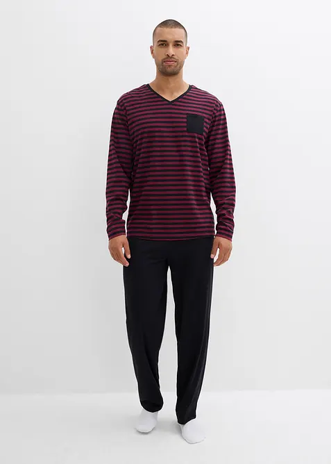 Pyjama 100% coton à manches longues, bonprix