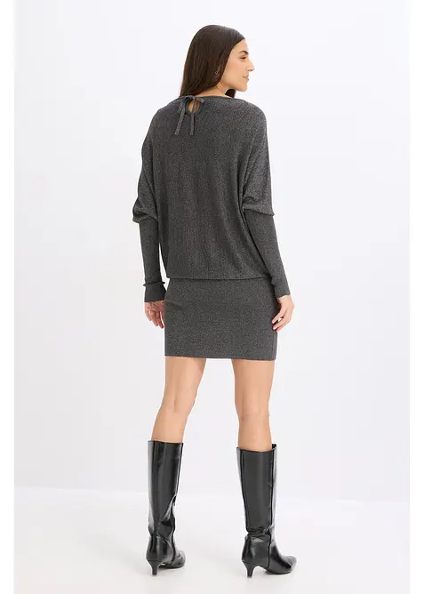 Robe fluide en maille de viscose mélangée, bonprix