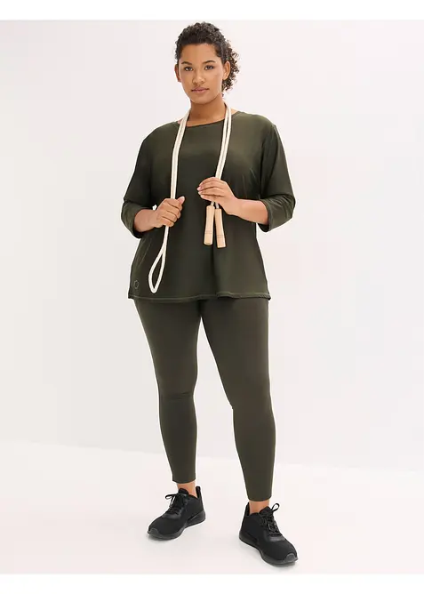 Legging thermique à détails réfléchissants et poche pour portable, bonprix