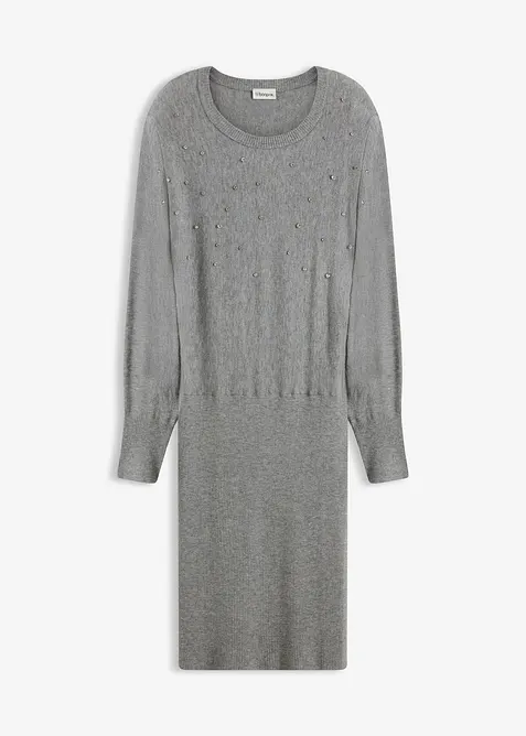 Robe pull douce en viscose majoritaire, bonprix