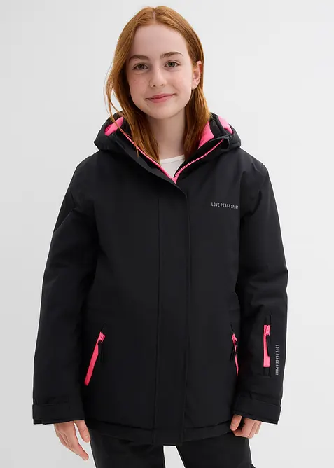 Parka de ski imperméable à détails sportifs, bonprix