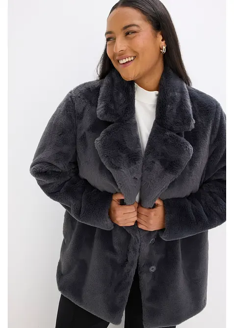 Manteau en peluche, bonprix