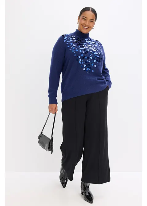 Pull à sequins, bonprix