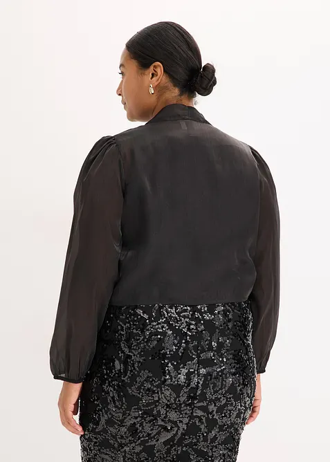 Boléro en tulle fin avec détail à nouer, bonprix