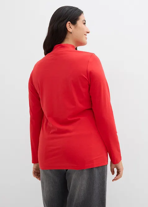 T-shirt manches longues ajusté, bonprix