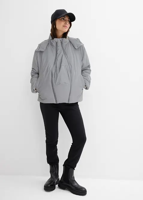 Doudoune de grossesse 3-en-1 réfléchissante avec fonction portage, bonprix