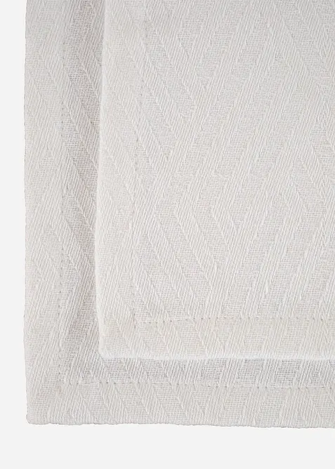 Lot de 2 sets de table en coton premium, bonprix