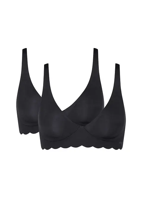 Lot de 2 soutiens-gorge sloggi ZERO Microfibre 2.0 Soft Bra C, Sloggi