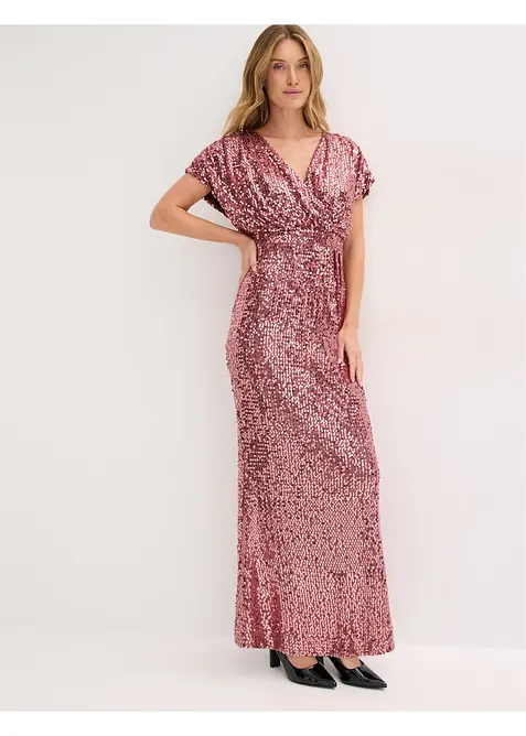 Robe à sequins, bonprix