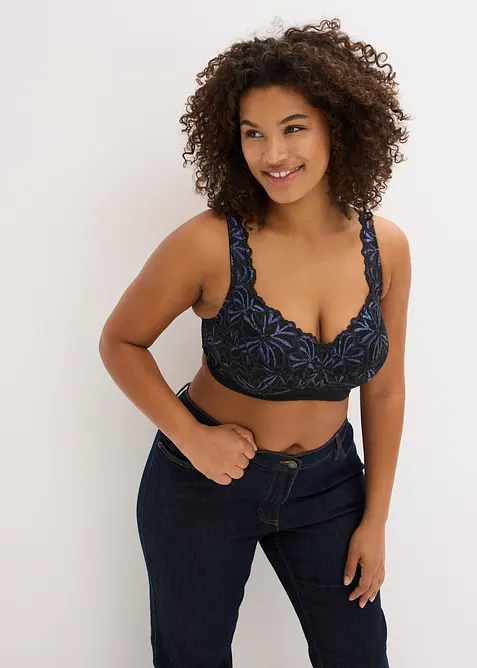 Soutien-gorge grand maintien sans armatures avec fil lurex multicolore, bonprix