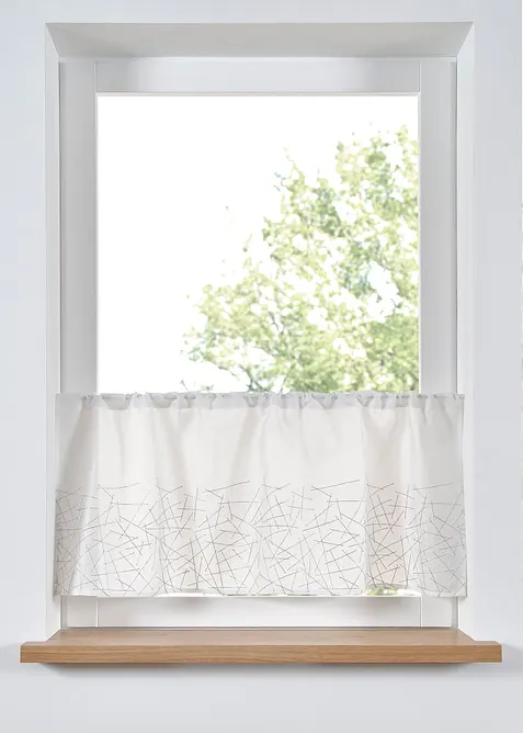 Brise-bise à broderie brillante, bonprix