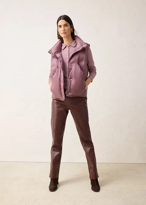 Doudoune sans manches avec duvet recyclé, bonprix