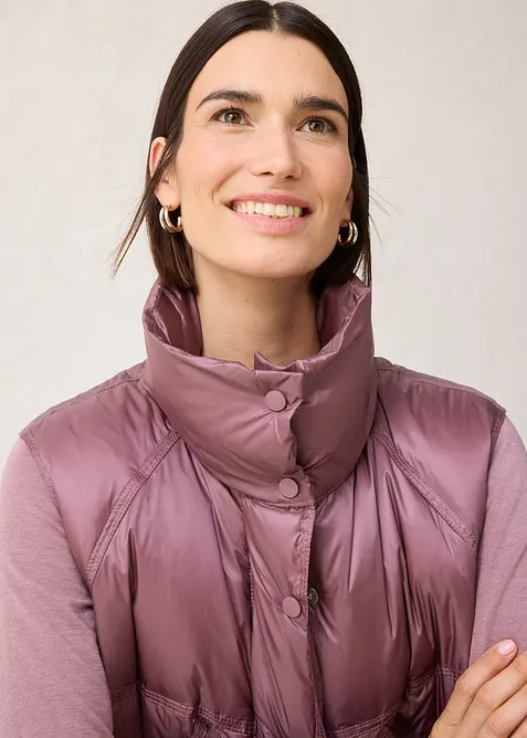 Doudoune sans manches avec duvet recyclé, bonprix