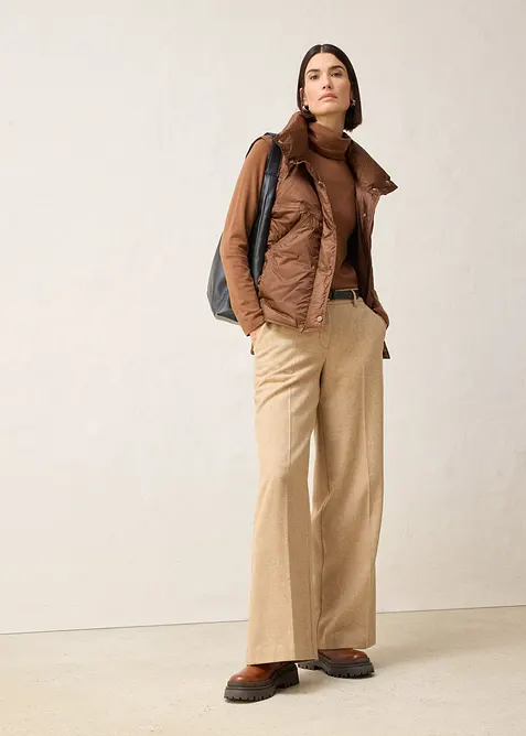 Doudoune sans manches avec duvet recycl&eacute;, bonprix