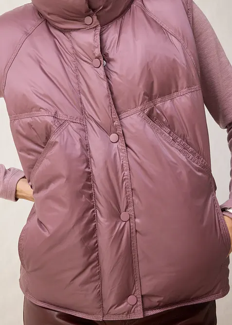 Doudoune sans manches avec duvet recyclé, bonprix