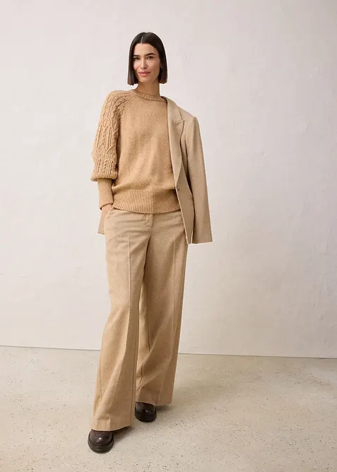 Pull en laine majoritaire, bonprix