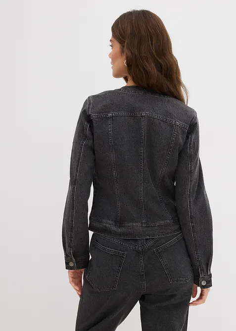 Veste en jean à strass, bonprix